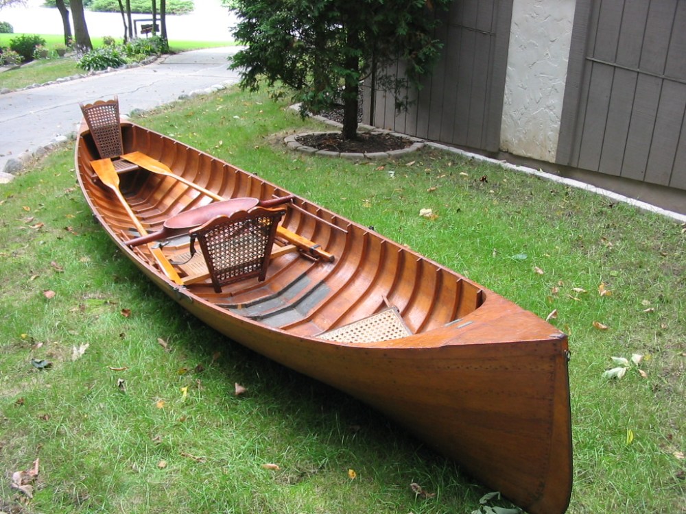 Varnished Cole Guideboat 1